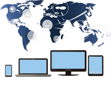 在线软件云，云端存数据、连网即可用